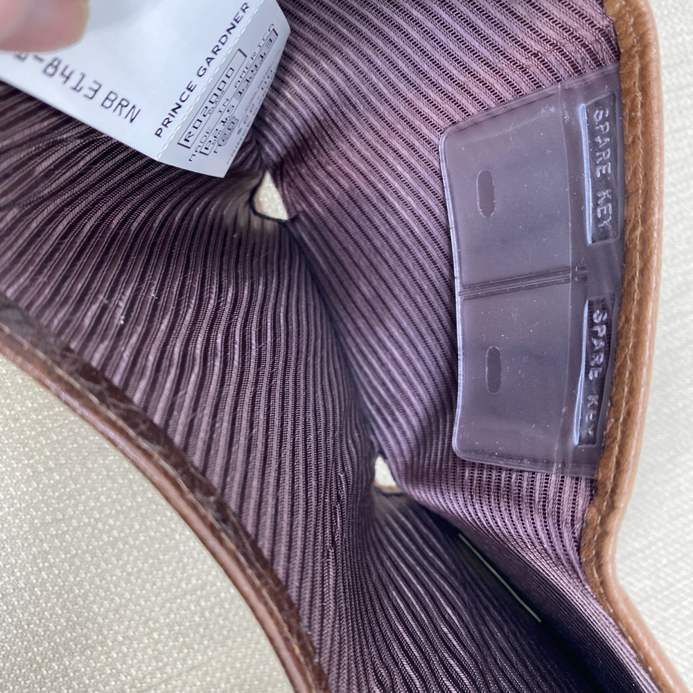 PRINCE GARDNER VINTAGE BROWN LEATHER MENS WALLET - Picture 6 of 10
